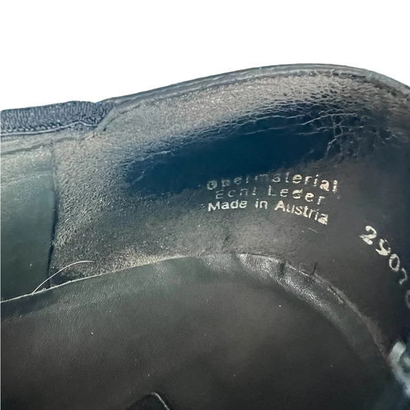 90’s Paul Green Nylon and Patent Black Slip-on Elastic Wedge - Picture 6 of 9